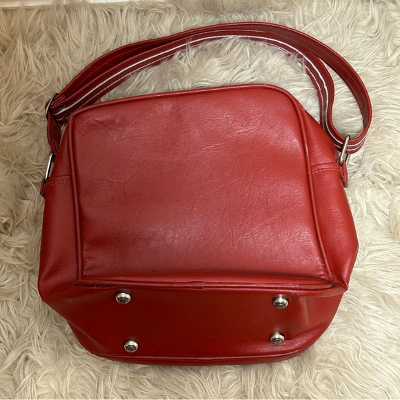 Vintage Samsonite Concord Carry On Shoulder Travel Weekender Burgundy Bag - Picture 3 of 4